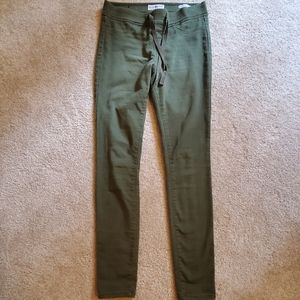 Black Daisy shay knit jeggins green medium